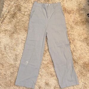 Vince Linen-blend Light Gray Trousers - S